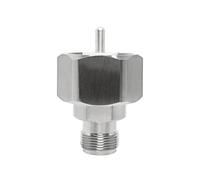 Connecteur coaxial Haute Tension LC mâle vers HN Femelle - 50 ohms, CC-6 GHz, plaqué Laiton tri-Alliage, Isolant PTFE