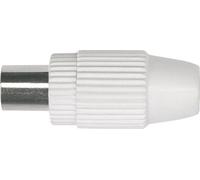 Connecteur coaxial IEC mâle Diamètre de câble: 6.8 mm