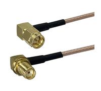 Connecteur coaxial RF RG316 SMA RPSMA vers RP mâle femelle, 10 à 3 m, 1 pièce(Silver,10FT (3M))
