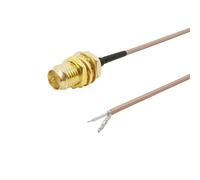 Connecteur coaxial RP SMA femelle vers PCB, câble à souder, queue de cochon RG316, for routeur sans fil Wi-Fi(5CM)