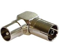 Connecteur coaxial SAT coudé métal