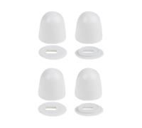 Connecteur compact - 4 pièces de vis de salle de bain, couvercles de bol universels | Couvercle d'ancrage de siège avec un bouchon à encliqueter, capuchons de sol de siège de toilette, décoration de