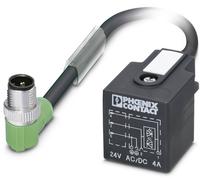 Connecteur confectionné pour capteurs/actionneurs 30.00 cm Phoenix Contact SAC-3P-MR/ 0,3-PUR/A-1L-Z SCO 1434934 M12 mâle coudé