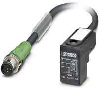 Connecteur confectionné pour capteurs/actionneurs 30.00 cm Phoenix Contact SAC-3P-MS/ 0,3-PUR/CI-1L-Z SCO 1435580 M12 mâle droit