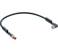 Connecteur confectionné pour capteurs/actionneurs Belden RSMV 3-RKMWV 3-224/0,6M 43655-1 M8 mâle, droit, femelle, coudé 0.60 m Nombre de pôles: 3 1 pc(s)