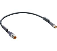 Connecteur confectionné pour capteurs/actionneurs Belden RST 3-RKMV 3-224/1,5M 38689-1 M12 mâle, droit, femelle, droit 1.50