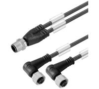 Connecteur confectionné pour capteurs/actionneurs Weidmüller SAIL-ZW-M12BW-3-5.0V 1466130500 5.00 m Nombre de pôles: 3 1 pc(s)