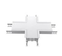 Connecteur - Connecteur en forme de X, 16 W de puissance, puce lumière blanche 4000 K, corps en matériau durable, idéal pour l'éclairage