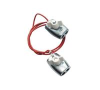 Connecteur corda-corda adapté pour connecter mécaniquement et électriquement deux cordes de la clôture.