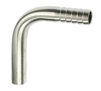 Connecteur coudé à 90 degrés en acier inoxydable 304, raccord de tuyau sanitaire, coude pagode soudé à tête special, 1 pièce(12mm)