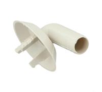 Connecteur coudé à trois mâchoires pour tuyau de vidange CA de 26 mm, buse externe en ABS pour mini-split et unités murales, raccord blanc étanche