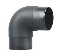 Connecteur coudé de ventilation de chauffage - Joint de sortie d'échappement à 90°, raccord de conduit d'air robuste, tuyau adaptateur en acier inoxydable | Raccord à montage rapide pour chauffages de