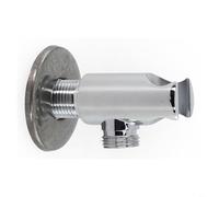 Connecteur coudé mural en alliage de zinc pour pommeau de douche, bidet, pulvérisateur G1/2", filetage mâle, entrée standard, finition chromée, résistant aux rayures, accessoire de salle de bain