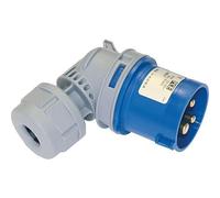 Connecteur coudé PCE CEE 16A 230V Twist TT IP44 sans vis