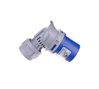 Connecteur coudé PCE CEE 16A 230V Twist TT IP44 sans vis