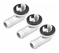 Connecteur Coude Raccord pour Climatisation Drainage Tuyau - 15mm - Mini-Split Units et Fentre AC Unit Parties - 3Pcs SAC A DOS