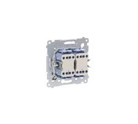 Connecteur croisé double 10A 230V IP20 Simon 54 DW7/2.01/43