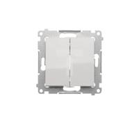 Connecteur croisé double sans pictogramme SIMON 54 DW7/2.01/X/11