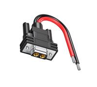 Connecteur d ' alimentation DB2W2 avec noyaux en cuivre étamé et câble en silicone résistant hautes températures