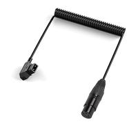 Connecteur D professionnel vers câble d'alimentation spiralé vers cordon d'alimentation pour appareil photo