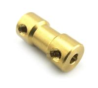 Connecteur d'accouplement d'arbre Adaptateur de manchon coupleur boîte vitesses en laiton D9L20, connecteur couplage d'arbre moteur for modèles d'avions bateau Rc 1 pièce(2mm x 6mm)