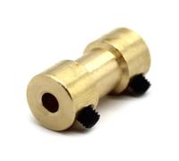 Connecteur d'accouplement d'arbre Coupleur d'accouplement d'arbre de moteur rigide en laiton D9L20, adaptateur manchon connecteur Joint Transmission véhicules mécaniques 1 pièce(2.3mm*3.175mm)