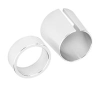 Connecteur d'adaptateur d'arbre d'embrayage d'entraînement conique de 1 po, accessoire durable en aluminium argenté adaptateur d'arbre d'embrayage couplage de connecteur 1in accessoire durable en alu