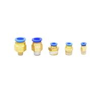 Connecteur d'air à raccord pneumatique, raccords rapides PC4-M5 PC4-01 PC6-01 PC6-02 1/8 "1/4" 3/8 "1/2", filetage mâle 50 pièces(PC8-02-50PCS)