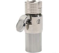 Connecteur d'air en laiton à haut débit avec buse de gonflage de pneu de verrouillage à 12 dents et adaptateur pour voiture, moto, camping-car, libération rapide, opération à une main, prise en main
