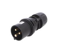 Connecteur d'alimentation AC, fiche mâle, 16A/230VAC, IP44 013-6X