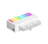 Connecteur d'alimentation compact 24 broches pour organiser soigneusement les fils et s'adapter aux petits environnements. Organisation facile des câbles
