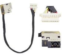 CONNECTEUR d'alimentation DC Jack HP 14-AC / 14-AF / 14-AM / 14-an / 14-AR / 15-AC / 15-AF / 15-BA Series - 799736-F57 / 799736-S57 / 799736-T57 / 799736-Y57 / 778634-FD1 / 778634-SD1 / 778634-TD1