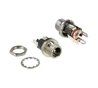 Connecteur d'alimentation - DELOCK - DC jack 5.5 mm x 9.5 mm - Femelle - Nickel - Noir