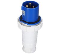 Connecteur D'alimentation étanche 6-16 Mm à sur Panneau 3 Broches IP67, Prise et Prise D'aviation, Connecteur de Fil de Câble D'éclairage LED 2P + E 380-415V 63A