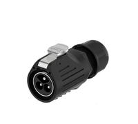 Connecteur d'alimentation industriel étanche à vis EW-LP28 à courant élevé 50 A(EW LP28S 3P male plug)
