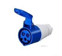 Connecteur d'alimentation industriel IP44, prise industrielle étanche | Lot de 10 bornes rechargeables étanches à la poussière et verrouillage sécurisé pour électriciens, ateliers humides