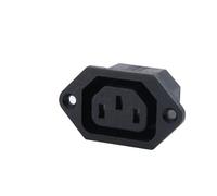 Connecteur d'alimentation mâle femelle noir IEC320 10 A 250 V, fiche C13/C14, 3 broches, prise secteur(A-3)