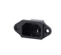 Connecteur d'alimentation mâle femelle noir IEC320 10 A 250 V, fiche C13/C14, 3 broches, prise secteur(A-1)