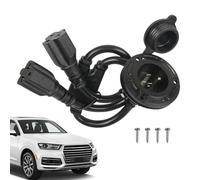 Connecteur d'alimentation pour camping-car, adaptateur de charge CA étanche 20 A - Prise extérieure standard américaine 125 V - Pour véhicule, marine, remorque, yacht, extérieur, boîte de batterie