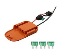 Connecteur d'alimentation pour station d'accueil de batterie avec fusible pour Ridgid et pour batteries AEG 18 V, conçu pour une utilisation fiable et une protection contre les surintensités