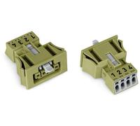 Connecteur d'alimentation série (connecteur réseau) 890 WAGO 890-764/073-000 Femelle Nombre total de pôles: 4 16 A vert clair 50
