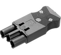 Connecteur d'alimentation série (connecteur réseau) AC Adels-Contact AC 166 GSTPF/ 3 18044 mâle, droit Nombre total de pôles: 2