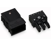 Connecteur dalimentation série (connecteur réseau) WINSTA MIDI WAGO 770-103/K010-165 femelle, droit Nombre total de pôles: 2 + PE 25 A noir 1 pc(s)