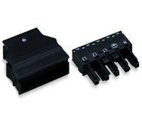 WAGO 770-335 - WINSTA® MIDI plug, 5 broches, avec boîtier de décharge de tracti