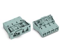 Connecteur d'alimentation série (connecteur réseau) WINSTA MIDI WAGO 770-774 mâle, droit Nombre total de pôles: 4 25 A vert clair