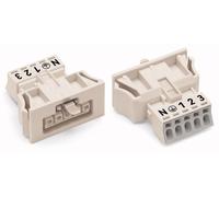 Connecteur d'alimentation série (connecteur réseau) WINSTA MINI WAGO 890-2105 femelle, droit Nombre total de pôles: 5 16 A bleu