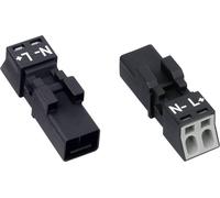 Connecteur d'alimentation série (connecteur réseau) WINSTA MINI WAGO 890-212 mâle, droit Nombre total de pôles: 2 16 A noir