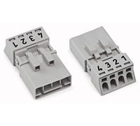 Connecteur d'alimentation série (connecteur réseau) WINSTA MINI WAGO 890-254 mâle, droit Nombre total de pôles: 4 16 A gris 50