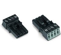 Connecteur d'alimentation série (connecteur réseau) WINSTA MINI WAGO 890-284 femelle, droit Nombre total de pôles: 4 16 A rose 50