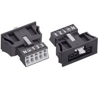 Connecteur d'alimentation WAGO WINSTA MINI Série WINSTA MINI femelle, droit Nbr total de pôles: 4 + PE 16 A noir 1 pc(s